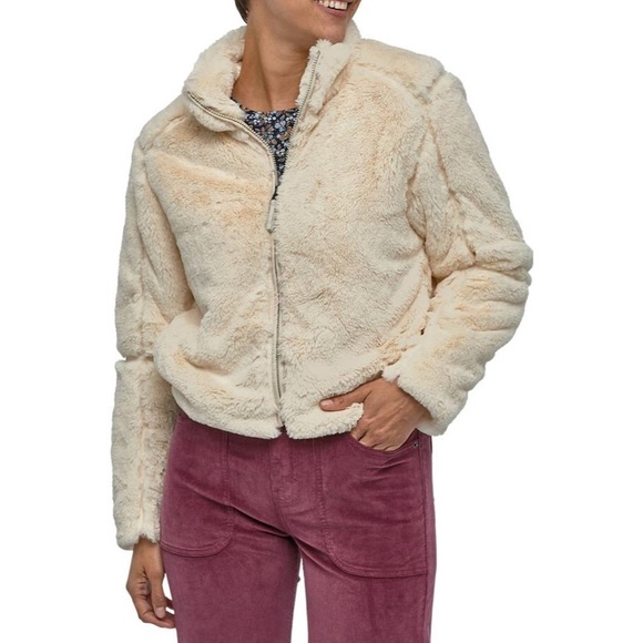 Patagonia Faux Fur Jacket Coat Lunar 